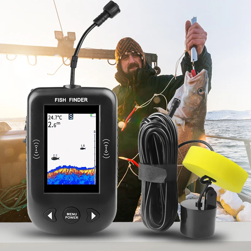 Erchang XF03 Fish Finders 45 D - đánh giá và giá Fish Finder Transducer